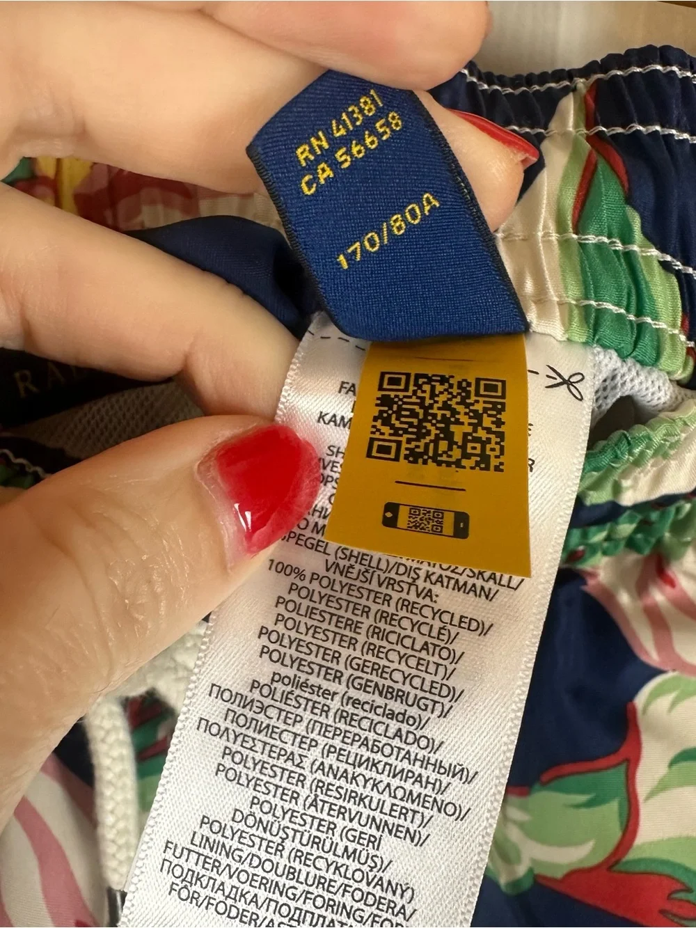 NWT Polo Ralph Lauren Traveler Swim Trunks